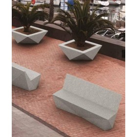 Banca din beton si micromarmura ORIGAMI