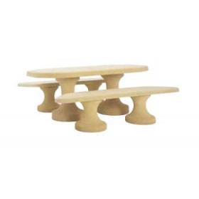 Banca din beton si micromarmura PICNIC