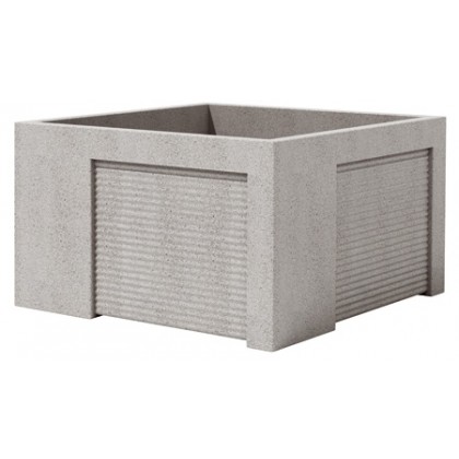 Jardiniera micromarmura si beton - TANIT L 